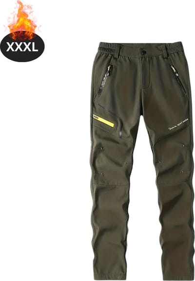 Livano Skibroek - Skipak - Snowboard Broek - Winterbroek - Sneeuwbroek - Heren - Wintersport - Leger Groen - Maat XXXL