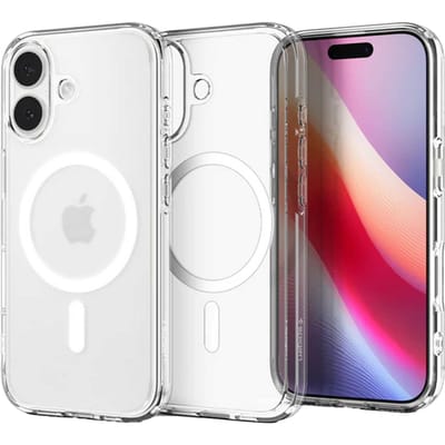 Spigen Ultra Hybrid MagFit - Hoesje Geschikt voor Apple iPhone 17 - Compatibel met MagSafe - Back Cover Frost Wit