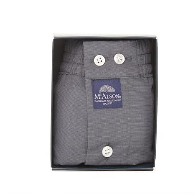 McAlson Wijde boxershort - Black - maat M (M) - Heren Volwassenen - 100% katoen- M0500-M