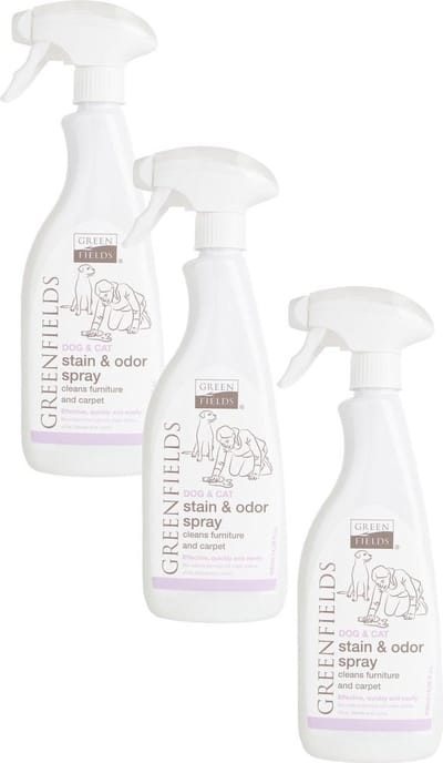 Greenfields Vlekverwijderingsspray - Hondenzindelijkstraining - 3 x 400 ml
