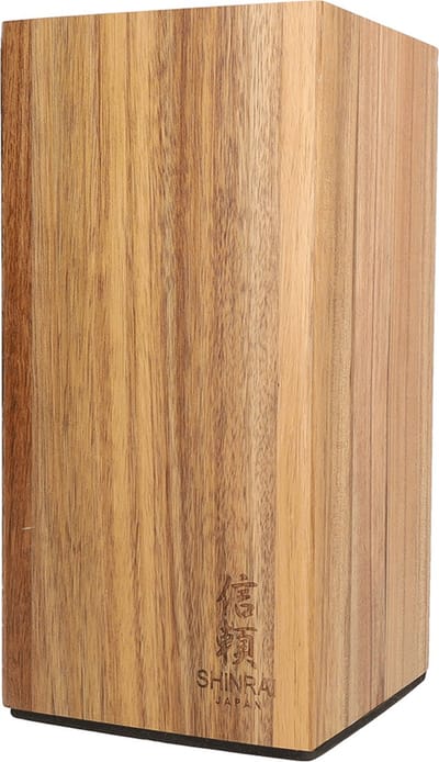Shinrai Knives - Magnetisch Messenblok - Robur - Messenblok Zonder Messen - Messenhouder van Acaciahout - Messenmagneet
