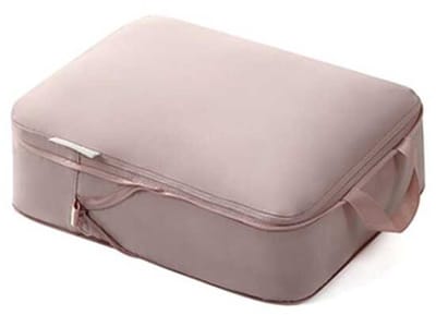 Reis Compressietas - Opbergtas Koffer - Bagage Organiseren - Waterdicht Opvouwbaar - Eén Maat - Roze