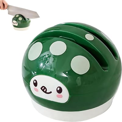 Professionele Handmatige Messenslijper voor Keuken, Compact en Lichtgewicht met Super Grip Suction Cup, Veilig en Efficiënt voor Alle Keukenmessen
