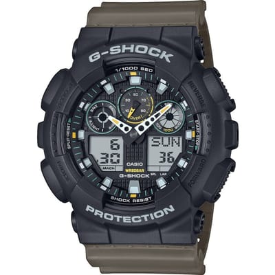 G-Shock Classic Style GA-100TU-1A3ER Two Tone Utility Colours Horloge