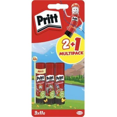 Pritt lijmstift 11g 2+1 GRATIS Kleefmaterialen
