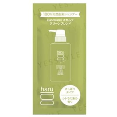 haru - Kurokami Scalp Shampoo Sachet Green 10ml