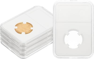 22mm Coin Lab Display Holder - 5 Pcs Clear Coin Case - Plastic Storage Box voor Coin Collector - Bescherming en Organisatie