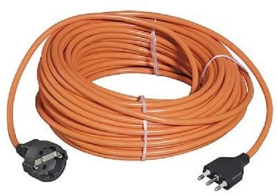 Tuinverlenging met Pluristandard-stopcontact - Hoge Flexibiliteit, 3500 W, 250 V, Oranje