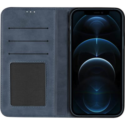 iPhone 12 Pro Max Bookcase - Blauw