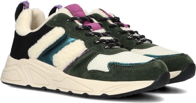 Omoda Zoë Lage sneakers - Meisjes - Groen - Maat 32