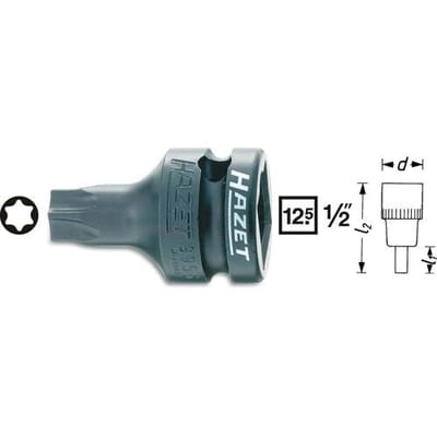 Hazet 995S-T45 995S-T45 Kracht-dopsleutelinzet 1/2 (12.5 mm)