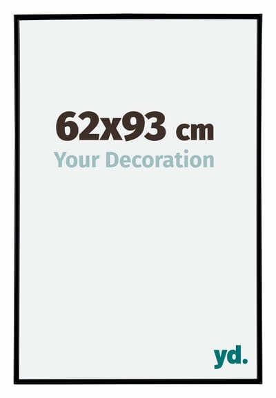 Your Decoration - Fotolijst 62x93 cm - Kunststof - Zwart Mat - Evry