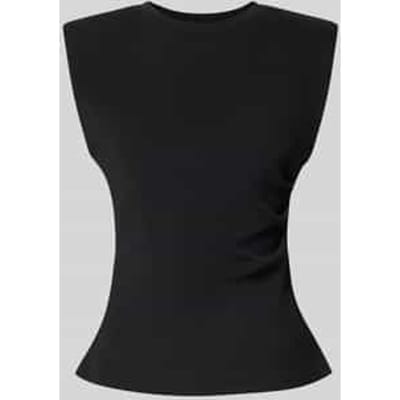 Blouse met gelegde plooien model 'Pina'