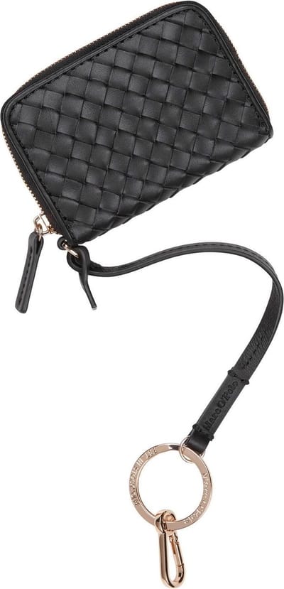 Marc O'Polo Kaarthouder Melissa Zip Wallet Black Zwart