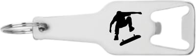 Akyol - gepersonaliseerde skateboard flesopener - Skateboard - beste skater - cadeau - sport - hobby - skatebaan - jeugdcultuur - freestyle - skate - 105 x 25mm