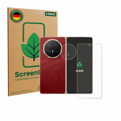 2 Stuks Screenprotector voor Honor Magic V6 (Voor+Camera) - Hoogwaardige Beschermfolie transparant