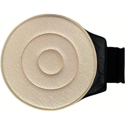 1 Stuk 360° Draaibaar Autostoelkussen Lichtgewicht Ergonomische Ondersteuning, Geschikt voor Bestuurders en Passagiers Autostoelaccessoires beige