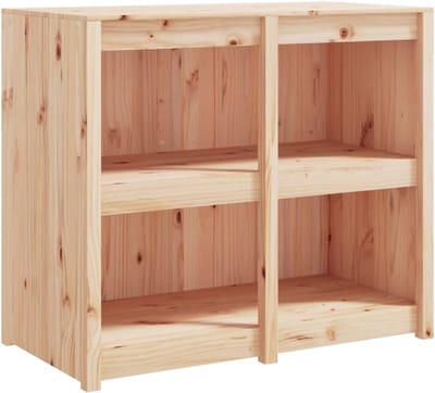 Buitenkeukenkast Hout - Tuinkast Opbergkast - Buiten Koken - Massief Grenenhout - 106x55x92 cm - Bruin
