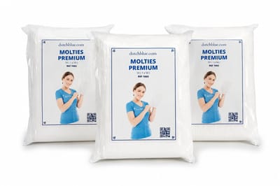 Dutchblue® | 3 x 50 PREMIUM molton washandjes droog | wegwerp | molties | zacht en sterk