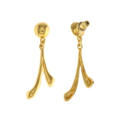 Behave - Dames oorhangers goudkleur minimalistisch sieraden cadeau