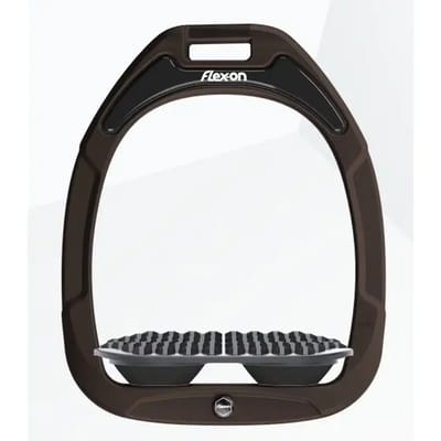 Endurance stijgbeugels Bruin/Grijs/Zwart Flex-On Green Composite