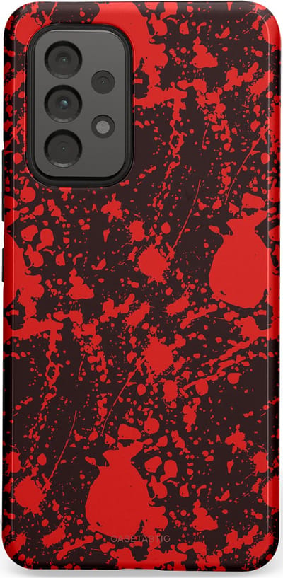 Casetastic Hoesje Geschikt voor Samsung A53 - Stijlvolle Beschermende Duo-layer Case - In de schaduw van bloed