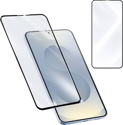 Cellularline Screenprotector 9H Gehard Glas - Geschikt voor Samsung Galaxy S25 Fe - Edge-to-Edge - Transparant