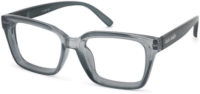 Leesbril Vista Bonita YUGO – Sterkte +1.50 - Kleur Ocean Blue – Met blauwlichtfilter - Stevig rechthoekig model – Ideaal voor achter beeldscherm en mobiel – Met flexveren – Inclusief briletui en doekje