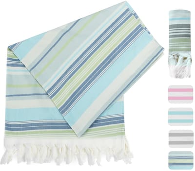 Dailygoods- Strandhanddoek 180x90 cm - Zacht - Sneldrogend - 100% Katoen - Ruimtebesparend - Ademend en absorberend - Hamamdoek