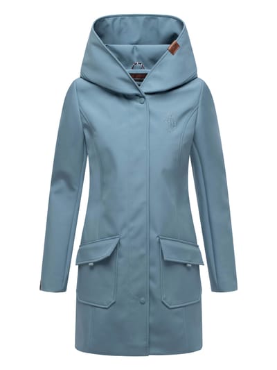 Marikoo dames softshelljas – Mayleen, waterafstotend met capuchon