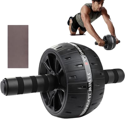 Oefenwiel Set - Buiktrainer Wielen - Krachttraining Kern - Inclusief Kniepad - 9 x 16 cm - Niet gespecificeerd