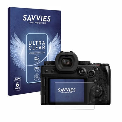 Savvies - Screenprotector voor Panasonic Lumix DC-S5M2X - Folie Beschermfolie transparant 6 Stuks