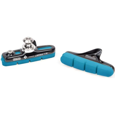 Paar remblokken plus aluminium remblokhouder voor carbon velgen Elvedes Shimano
