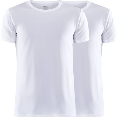 CRAFT CORE DRY TEE MULTI 2-PACK M Heren Thermoshirt - Wit