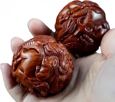 Houten massageballen met dierenriem tekens voor fascia en spierontspanning, ideaal voor nek, rug en voeten, perfect voor yoga en acupressuur thuis of op kantoor