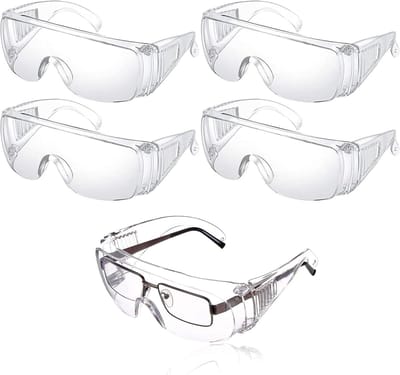 Solidchoice - Set van 5 Veiligheidsbrillen voor Oogbescherming