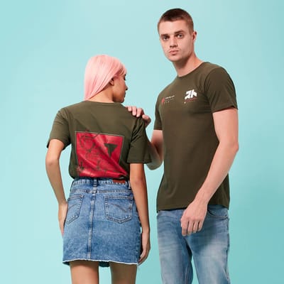 Street Fighter Arcade Cammy unisex t-shirt - Donkergroen - S - Forest Green