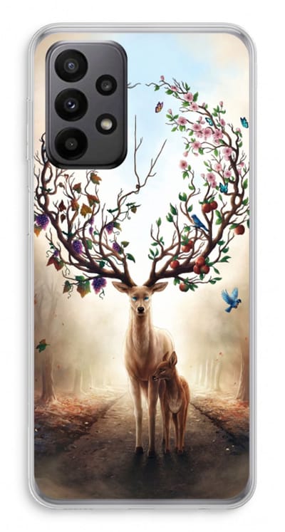 Case Company® - Hoesje geschikt voor Samsung Galaxy A23 hoesje - Seasons Change - Soft Cover Telefoonhoesje - Bescherming aan alle Kanten en Schermrand