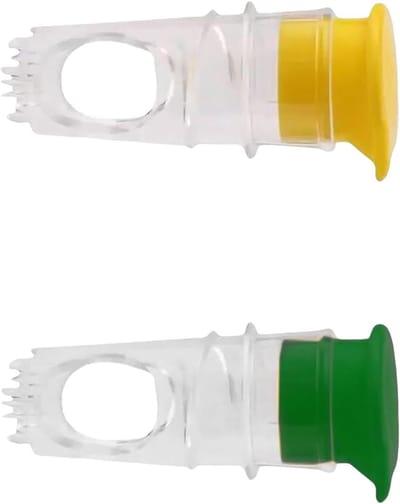 Citruspers Set - Sap Maker - Vers Sap Maken - Ergonomisch Ontwerp - 2 Stuks - Geel en Groen