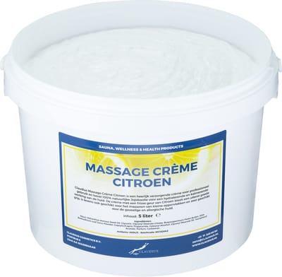 Claudius Massagecrème Citroen 5 liter
