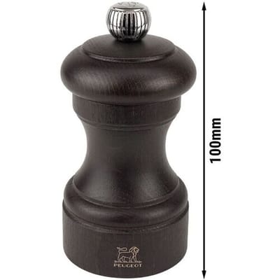 (6 stuks) PEUGEOT BISTRO - Zoutmolen - Hout - Chocolade - Hoogte: 100mm