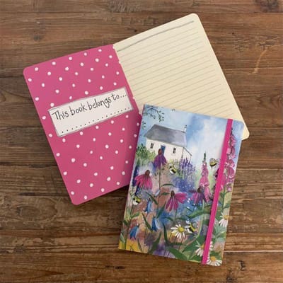 Alex Clark Large Chunky Notebook Bee Garden ~ A5 Notitieboek Bijen in Tuin