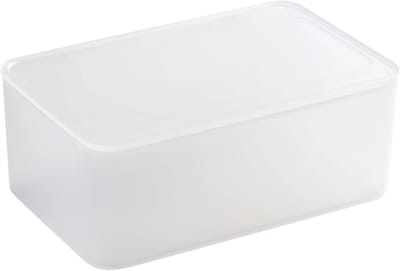 Babydoekjes Dispenser - Navulbare Opbergdoos - Hygiënisch Houden - Vochtvasthoudend Deksel - 20 x 13 x 8 cm - Transparant
