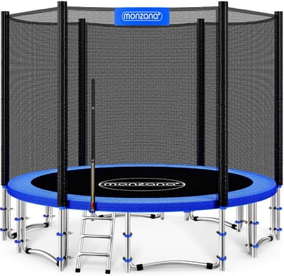 Trampoline Compleetset - Tuin Speeltoestel - Buiten Spelen - Inclusief Veiligheidsnet - Ø 366 cm - Blauw