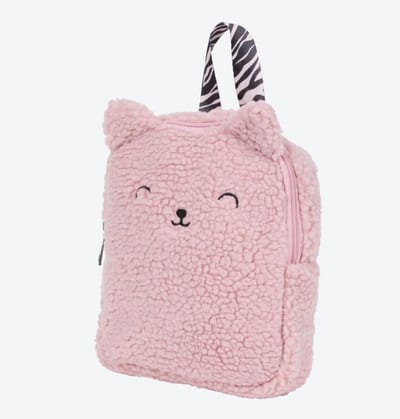 Peuterrugzak | Fluffy | Roze beertje | Beer | Trendz | Tas