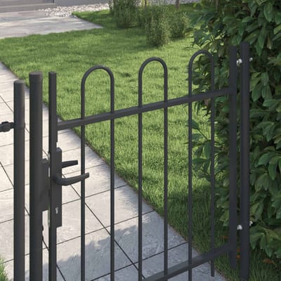vidaXL Hekpoort BOXTEL 103 x 150 cm Gepoedercoat staal Vergrendelbaar
