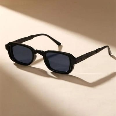 Luxe Rechthoekige Zonnebrillen Dames Ovalen Vorm Klassiek Designer Vierkante Zonnebrillen UV400 Heren Brillen Dames Brillen Anti-reflecterend black
