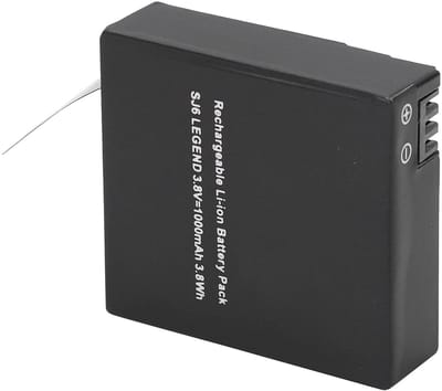 Dailygoody - Camerabatterij - Lithiumion-batterijen - Langdurige energie - Compacte maat - Sportcamera-accessoire - Oplaadbaar - Geschikt voor SJ6