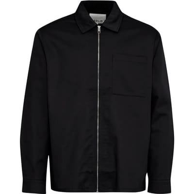 Solid Delon Zipper Overhemd Heren - Maat XXL