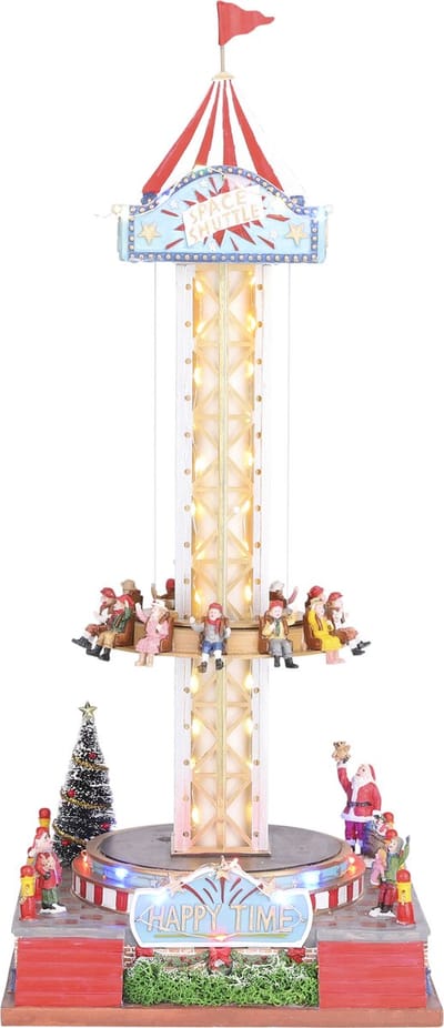 Luville - Jumping up and down attraction adapter included - Kersthuisjes & Kerstdorpen